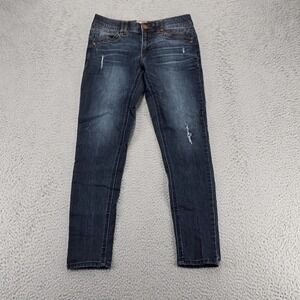 Democracy‎ Jeans Womens 2 Blue Denim Ab Technology Skinny Dark Wash Stretch